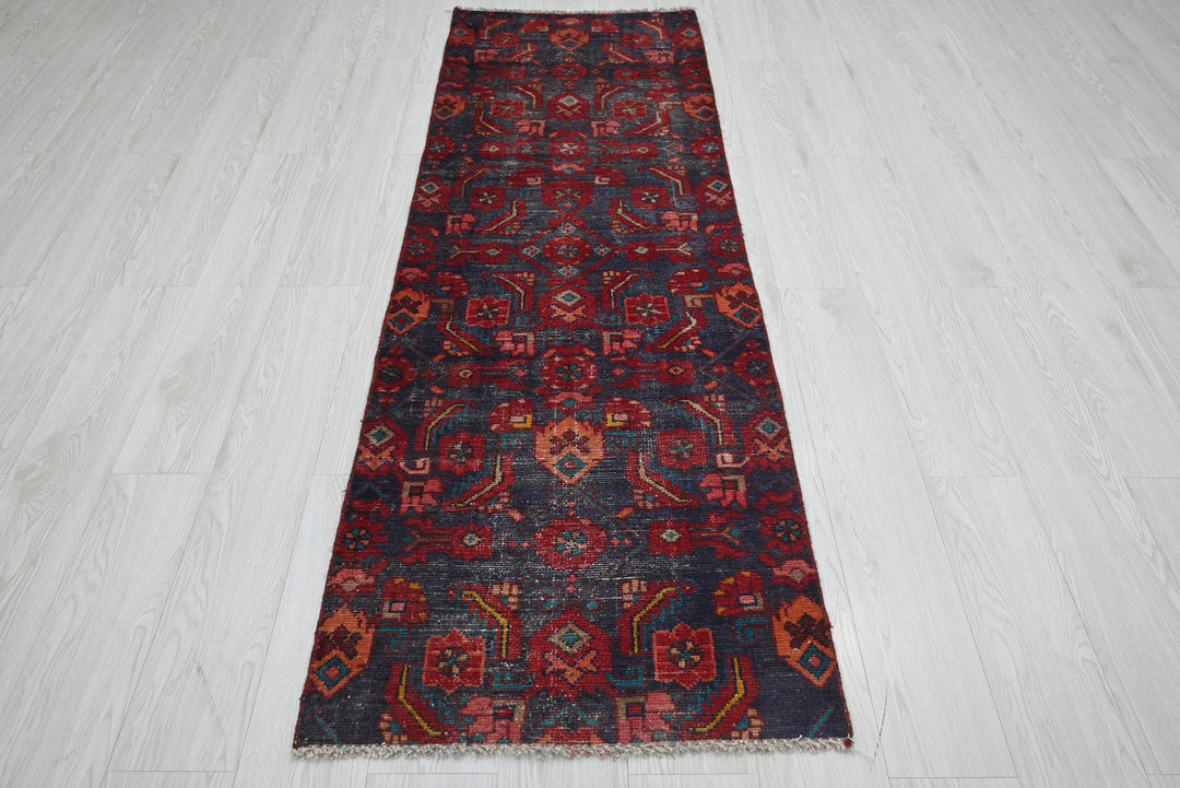 blue Runner rug 2' 2" x 6' 9"