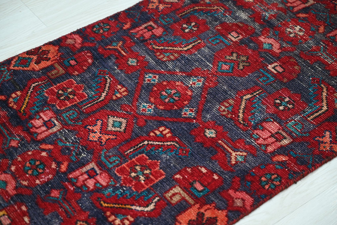 blue Runner rug 2' 2" x 6' 9"