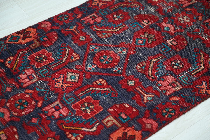 blue Runner rug 2' 2" x 6' 9"