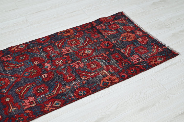 blue Runner rug 2' 2" x 6' 9"