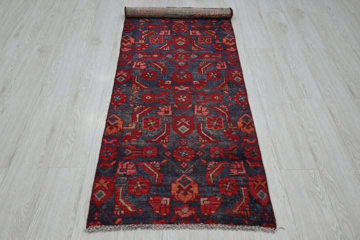 blue Runner rug 2' 2" x 6' 9"