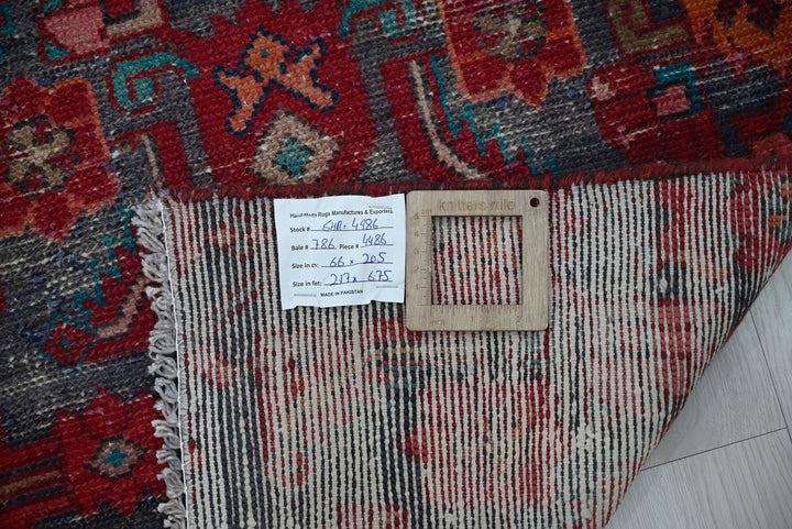 blue Runner rug 2' 2" x 6' 9"