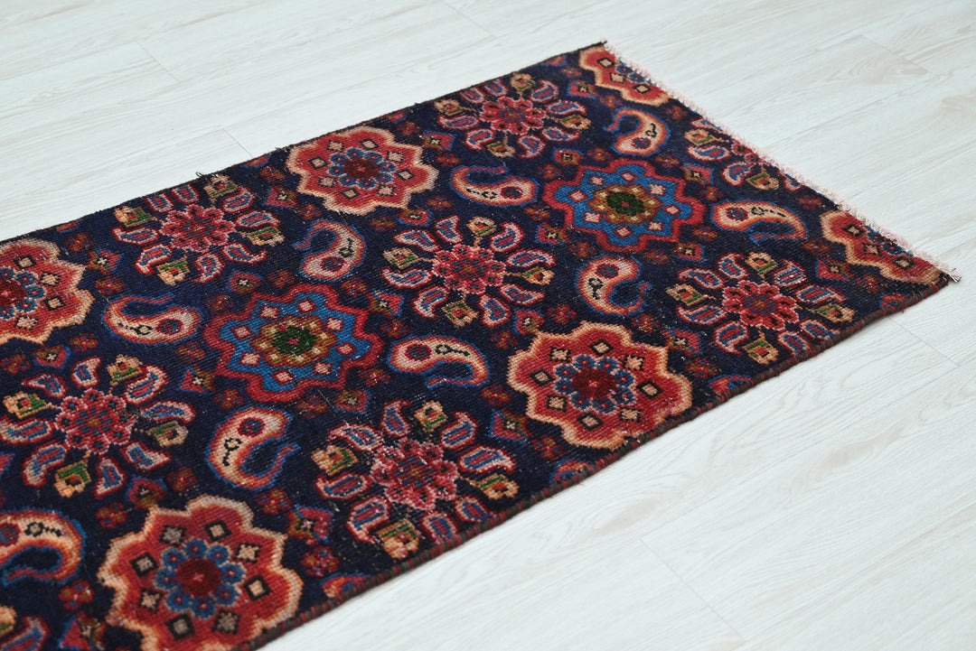blue Runner rug 2' 4" x 7' 1"