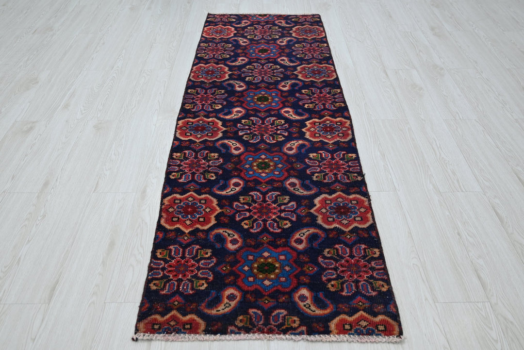blue Runner rug 2' 4" x 7' 1"