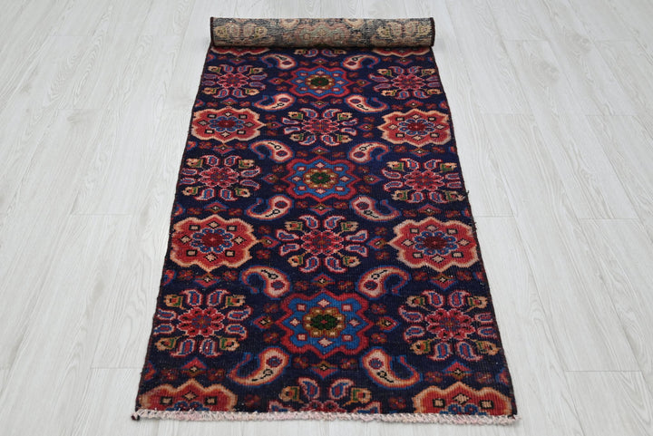 blue Runner rug 2' 4" x 7' 1"