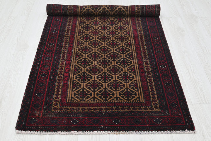 brown Accent rug 2' 11" x 5' 7"