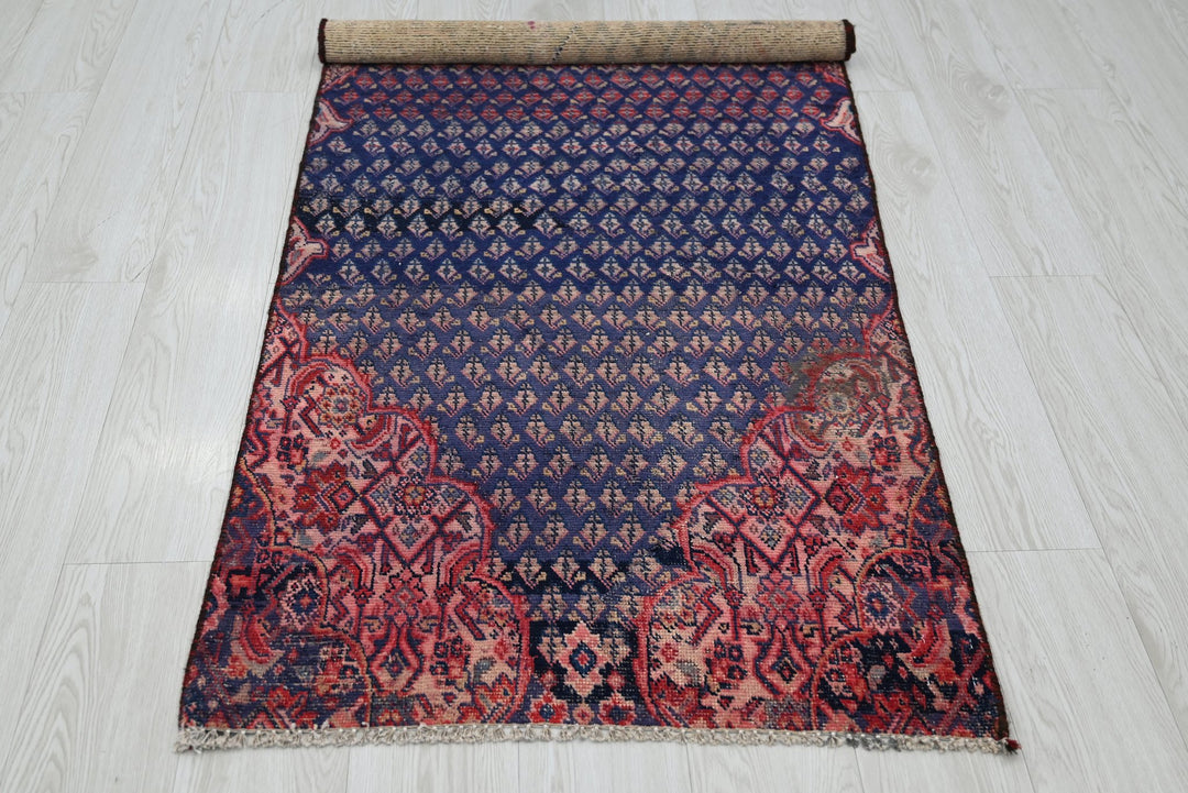 blue Accent rug 2' 8" x 5' 2"