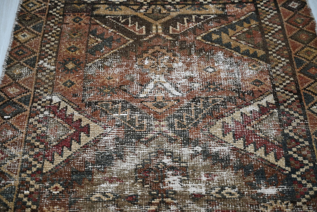 brown Accent rug 2' 8" x 4' 7"