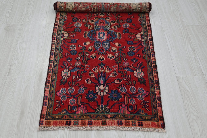 red Runner rug 2' 1" x 4' 7"