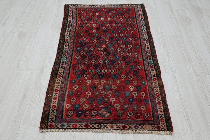 red Runner rug 2' 4" x 4' 8"