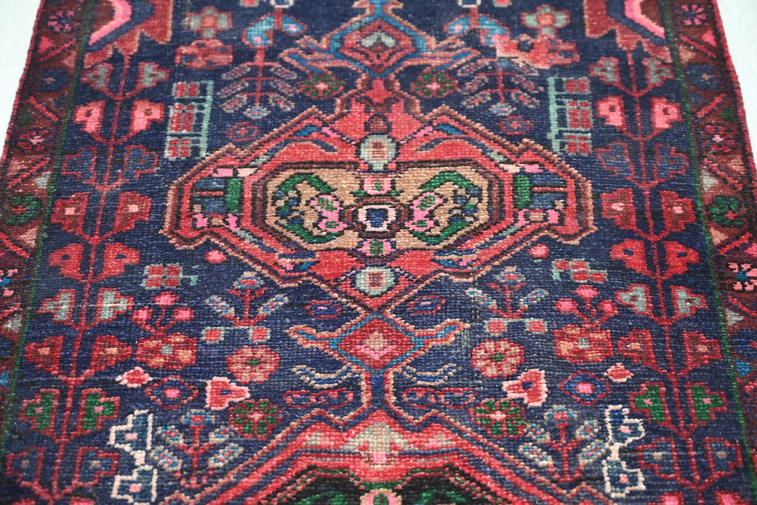 blue Runner rug 2' 4" x 6' 7"
