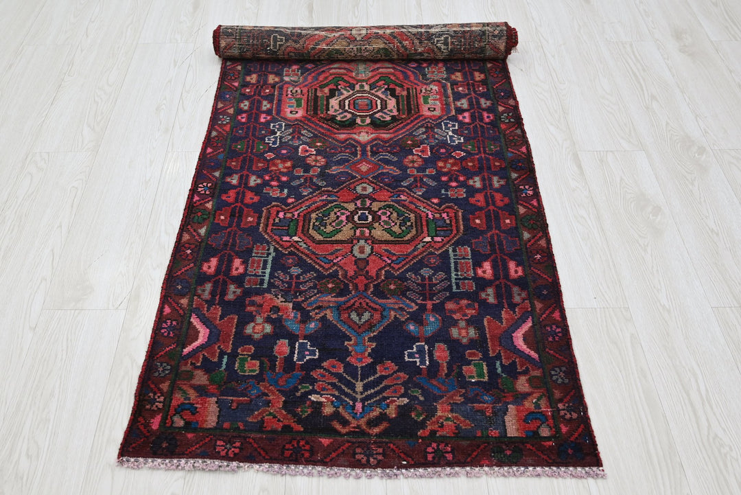 blue Runner rug 2' 4" x 6' 7"