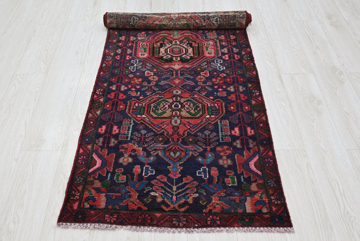 blue Runner rug 2' 4" x 6' 7"