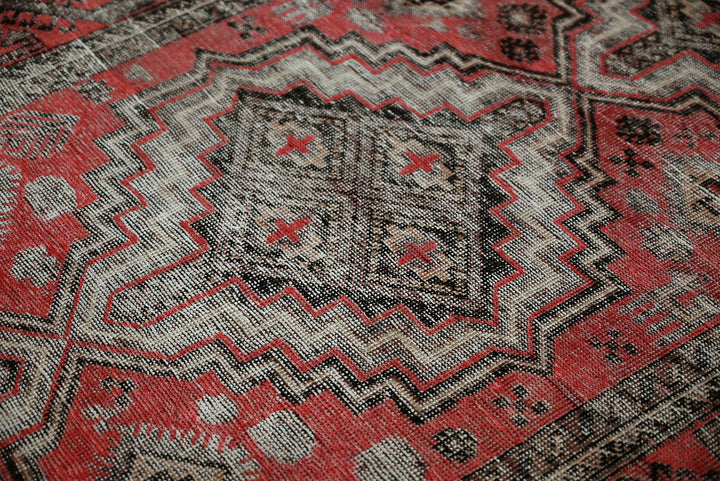 red Medium rug 3' 7" x 8' 10"