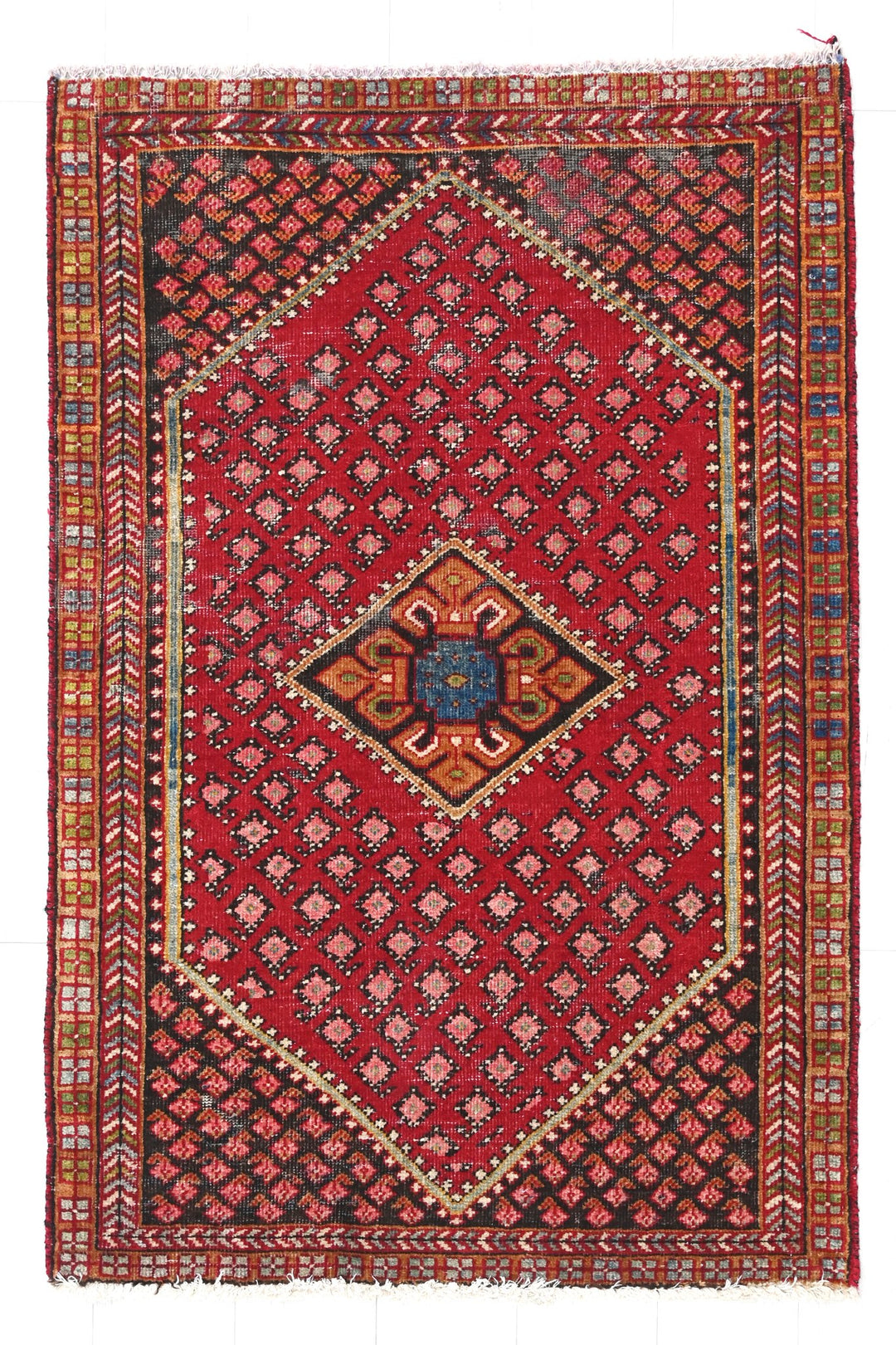 red Accent rug 2' 10" x 4' 4"