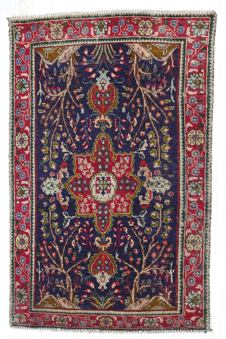 blue Accent rug 3' 0" x 4' 8"