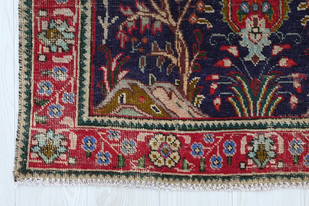blue Accent rug 3' 0" x 4' 8"