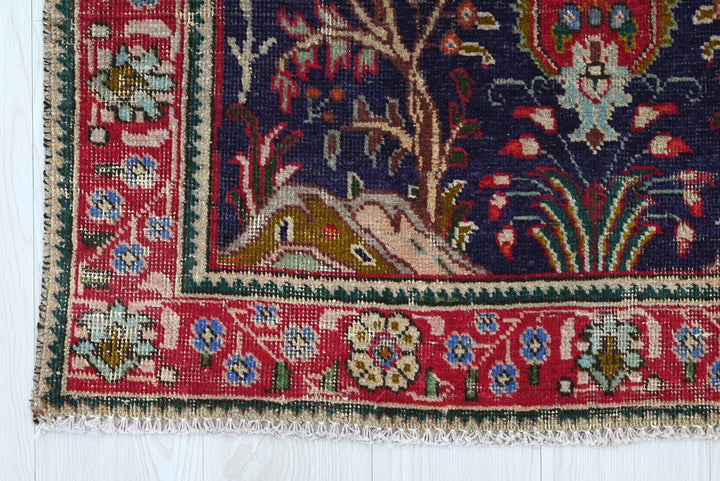 blue Accent rug 3' 0" x 4' 8"