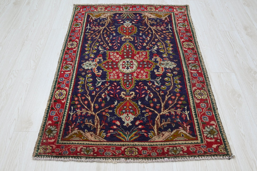blue Accent rug 3' 0" x 4' 8"