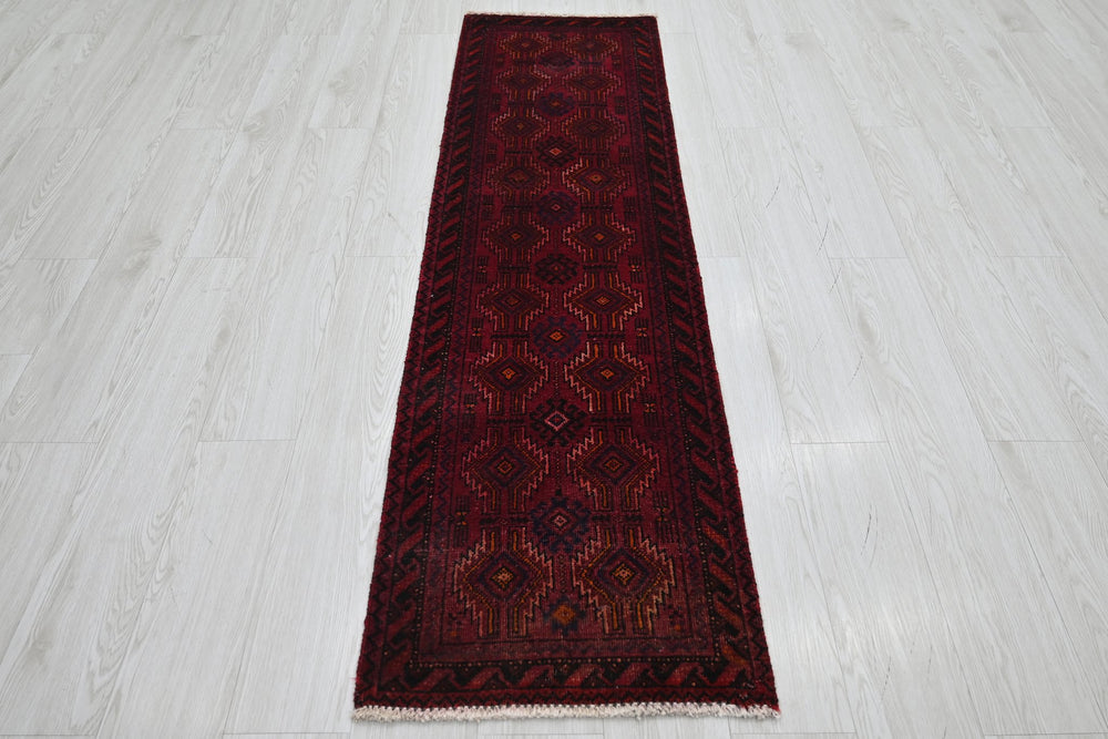red Runner rug 1' 8" x 6' 2"