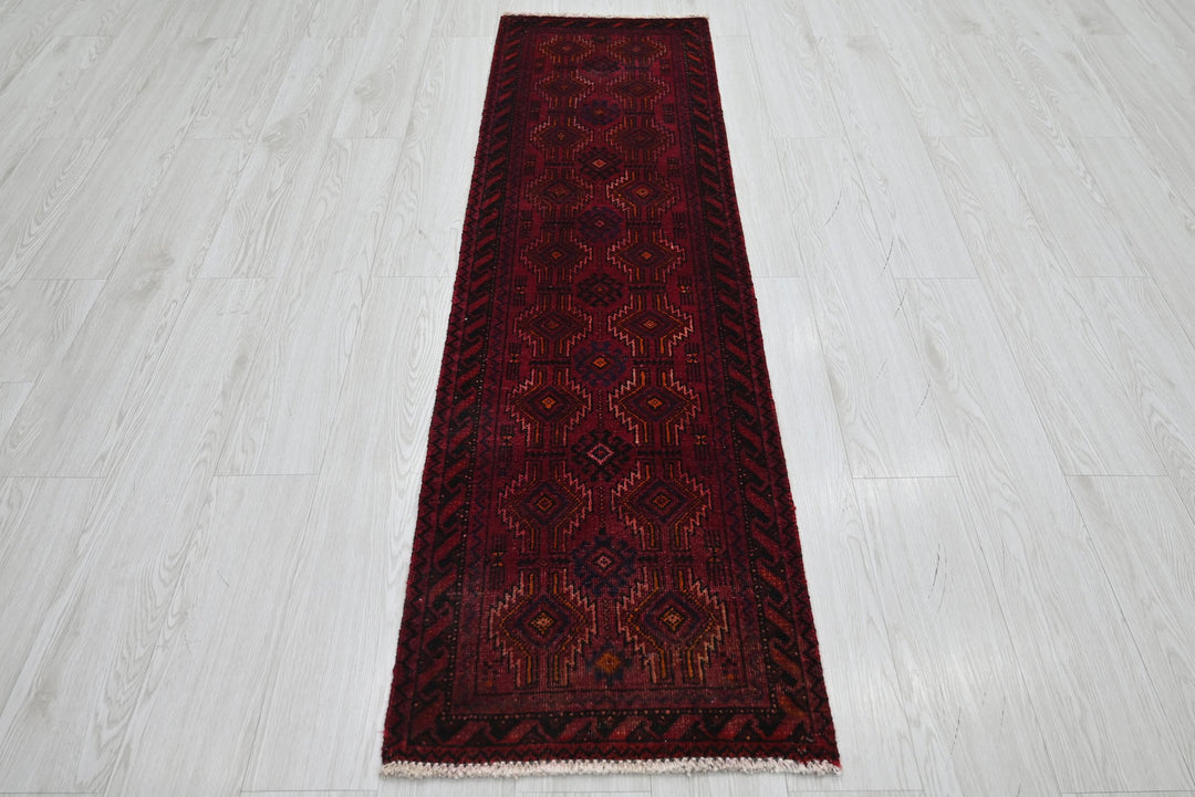 red Runner rug 1' 8" x 6' 2"