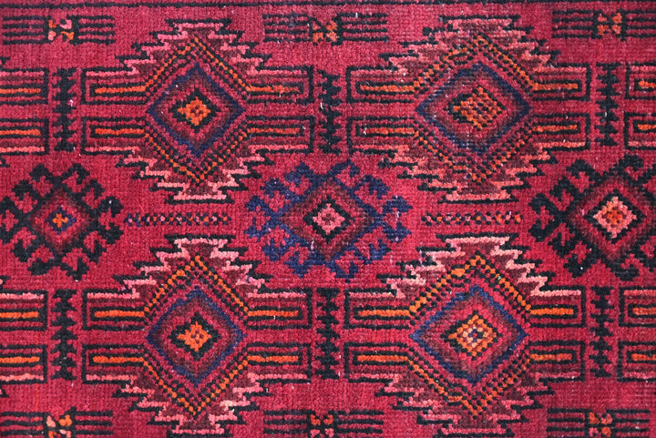 red Runner rug 1' 8" x 6' 2"