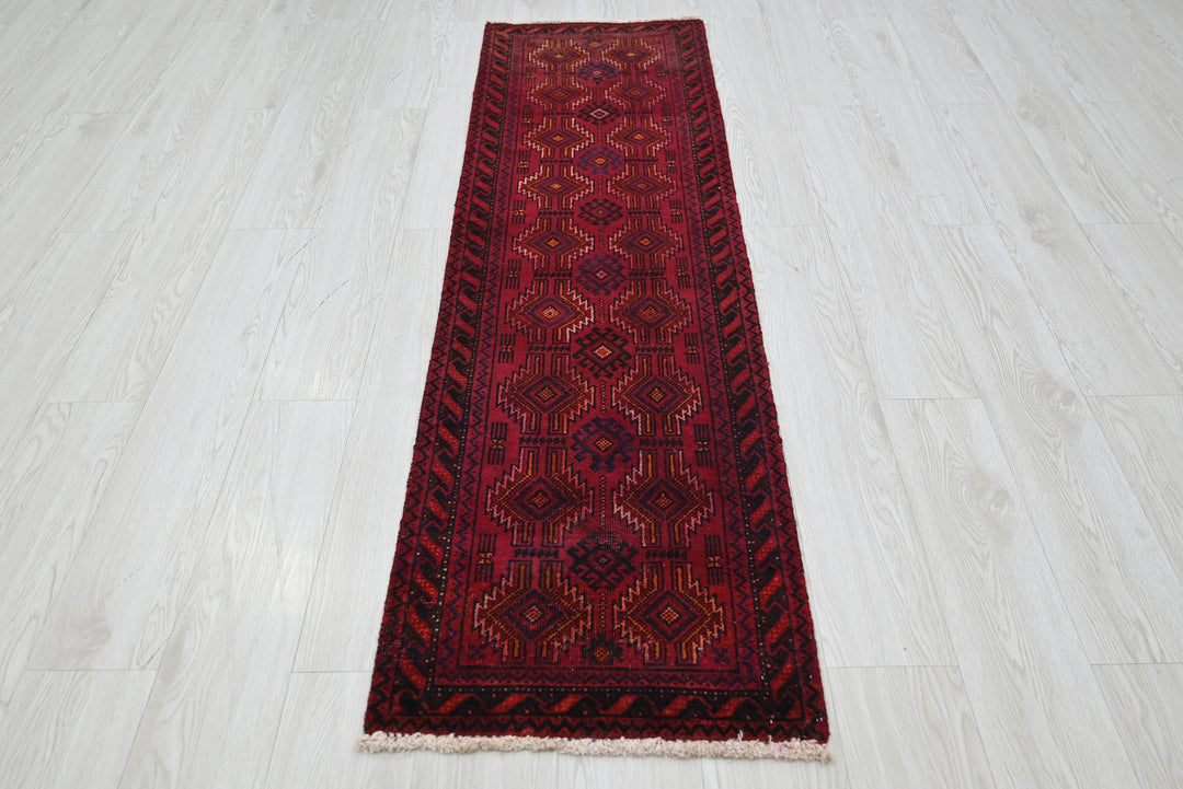 red Runner rug 1' 8" x 6' 2"