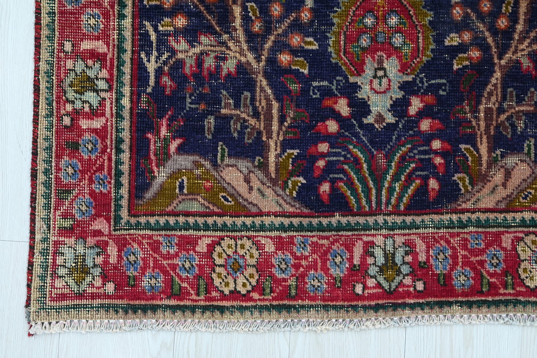 blue Accent rug 3' 0" x 4' 7"