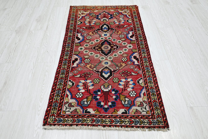 red Runner rug 2' 5" x 4' 10"