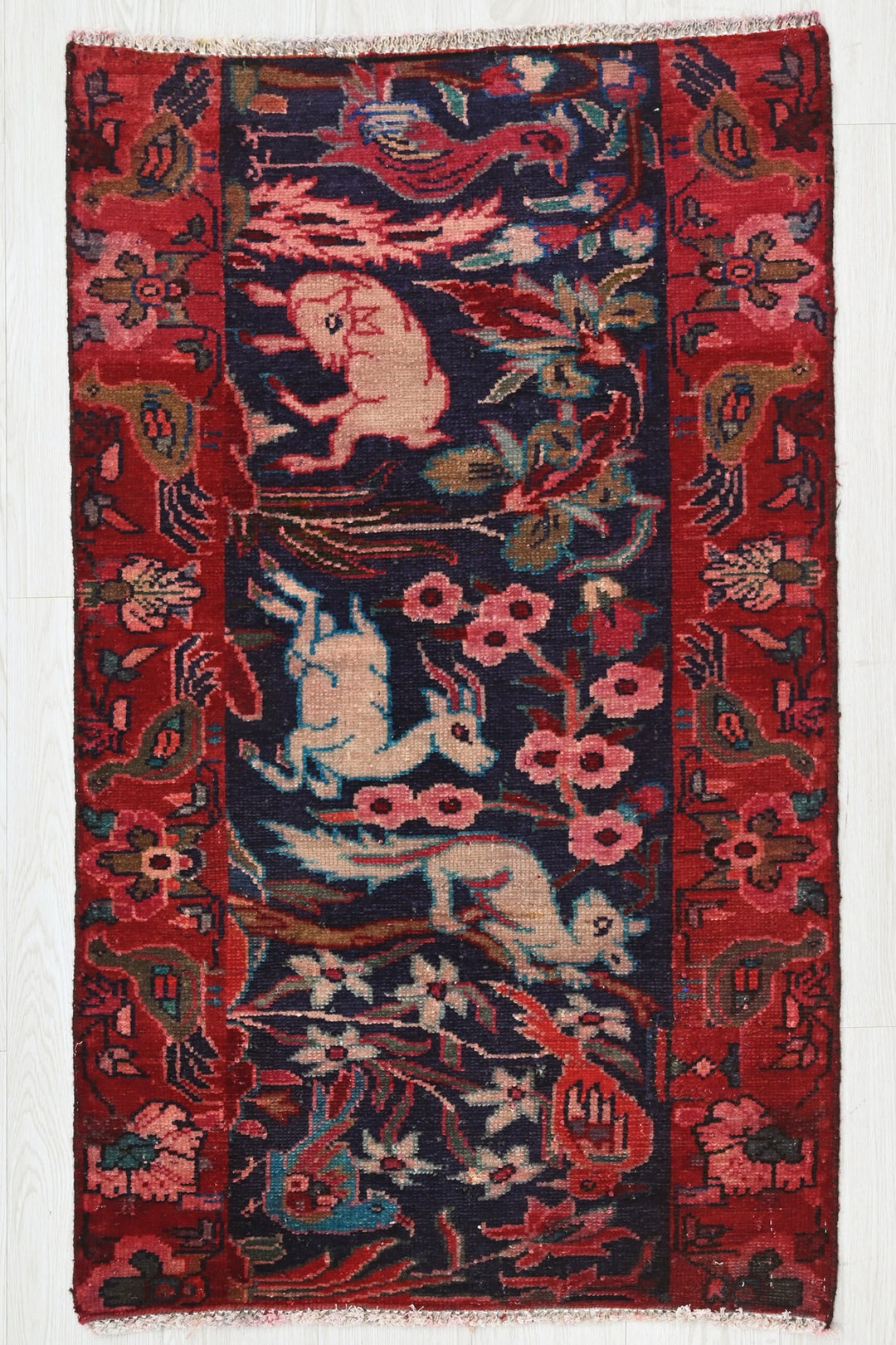 blue Accent rug 2' 5" x 4' 2"