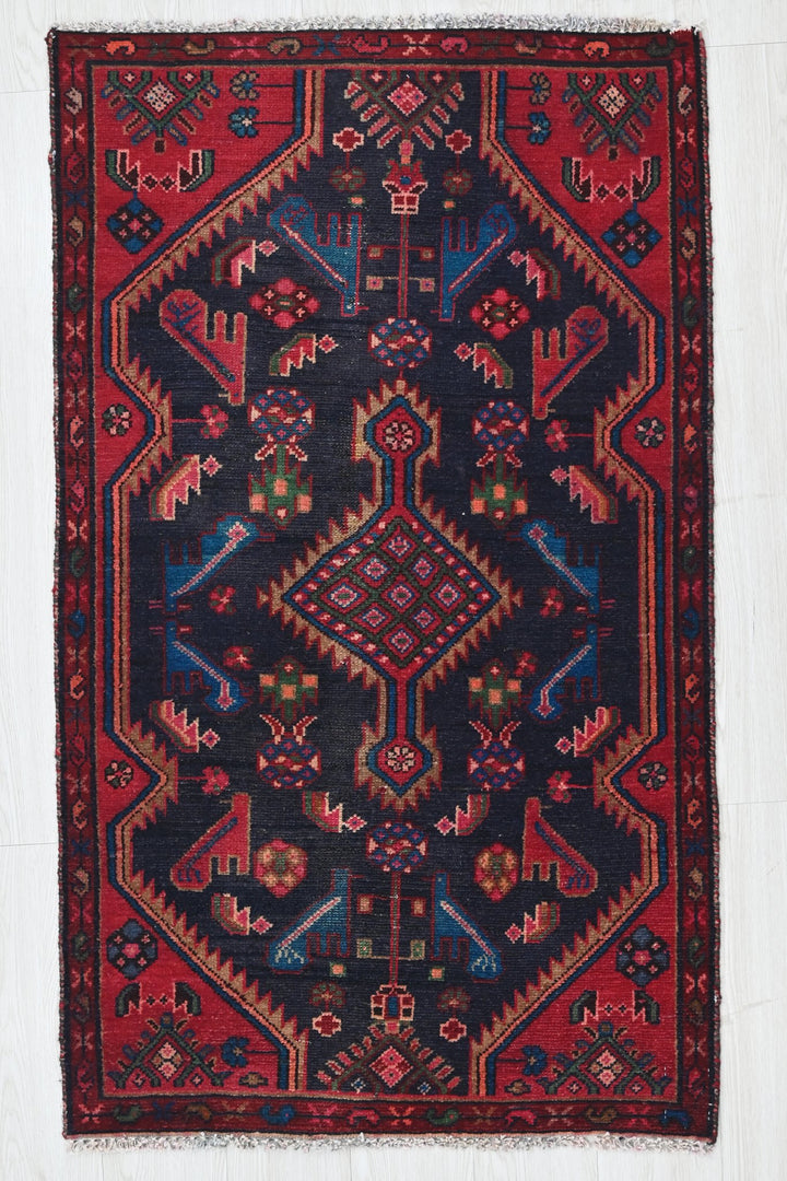 blue Accent rug 2' 7" x 4' 5"