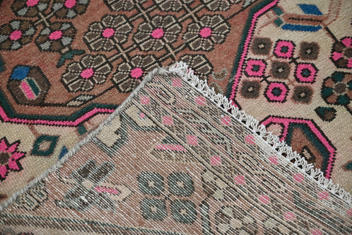 brown Runner rug 2' 4" x 4' 11"