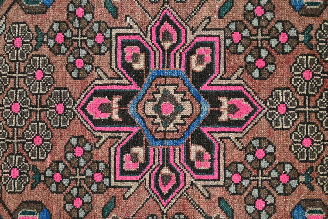 brown Runner rug 2' 4" x 4' 11"