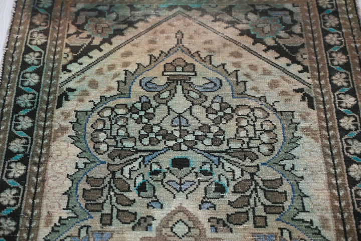 brown Runner rug 2' 4" x 4' 9"