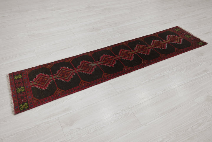 black Runner rug 1' 5" x 6' 2"