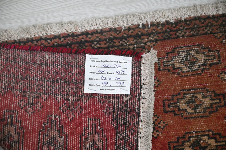 red Mini rug 1' 5" x 3' 4"