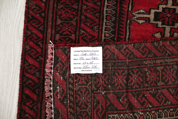 red Accent rug 2' 2" x 3' 9"