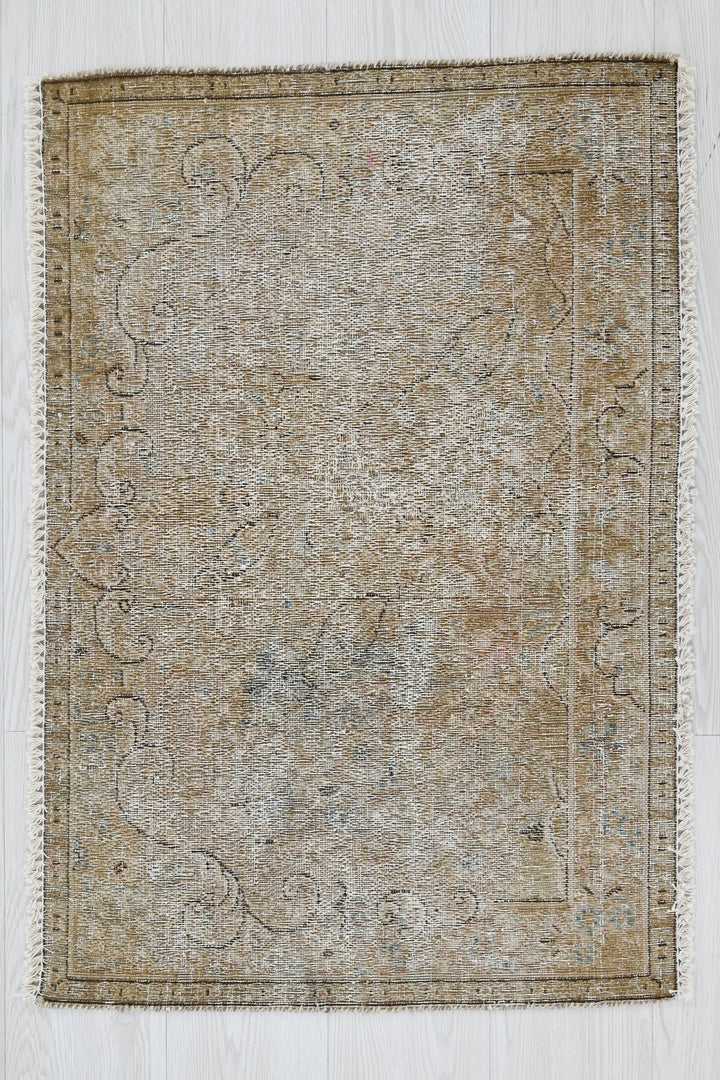 brown Accent rug 1' 10" x 2' 9"