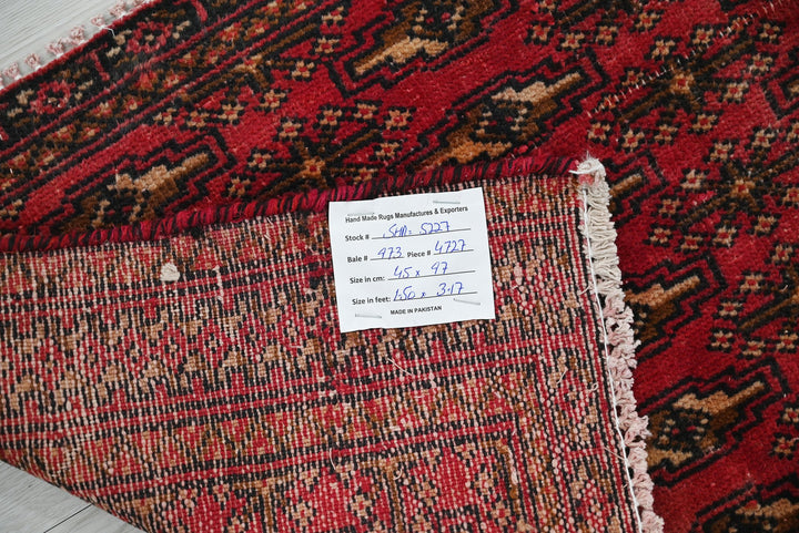 red Mini rug 1' 6" x 3' 2"