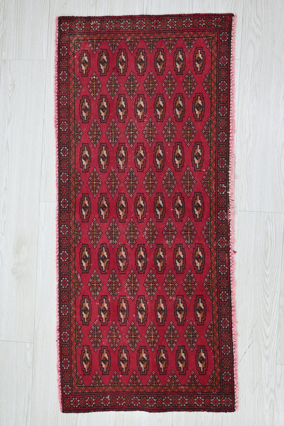 red Accent rug 1' 9" x 4' 0"