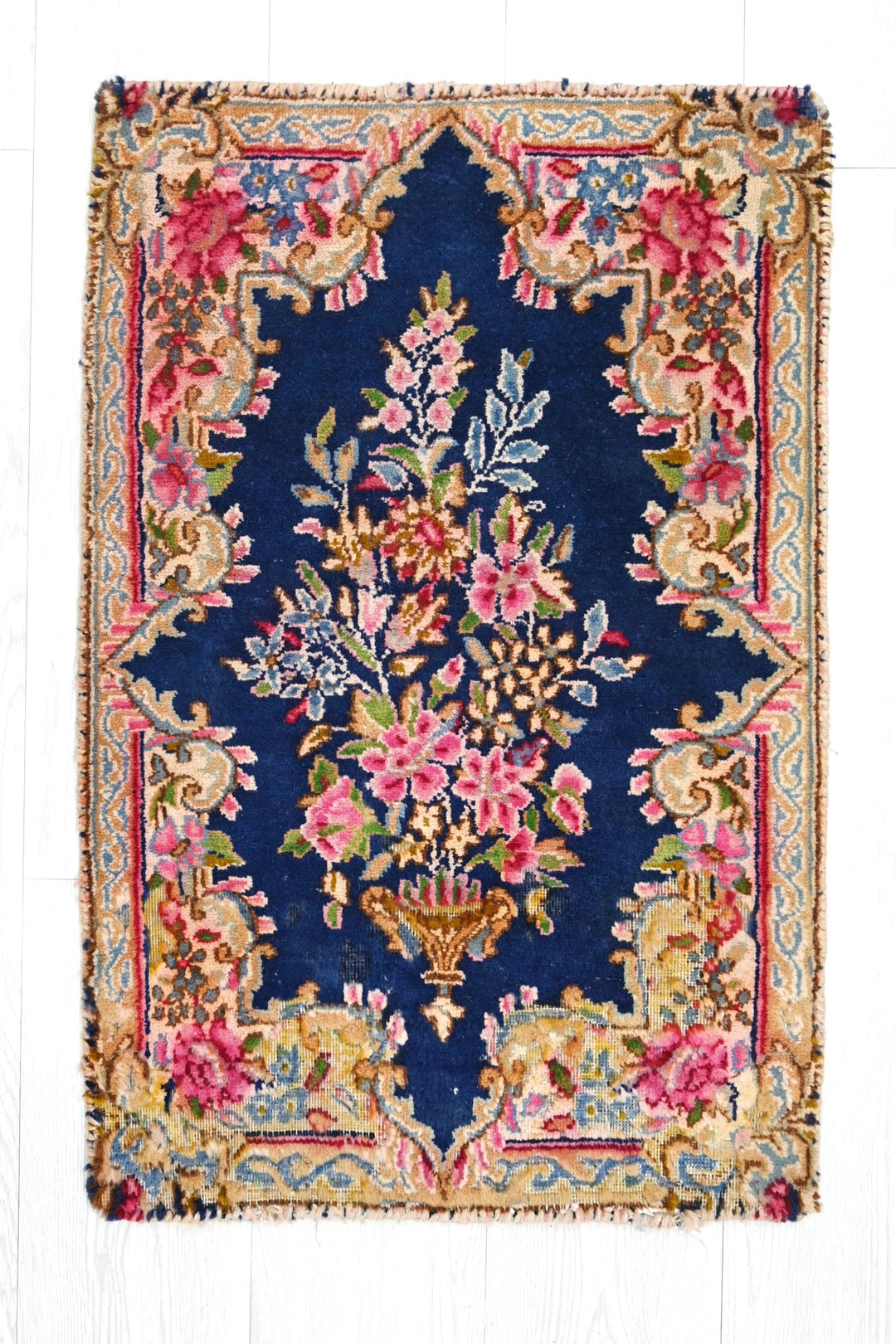 blue Accent rug 1' 7" x 2' 3"