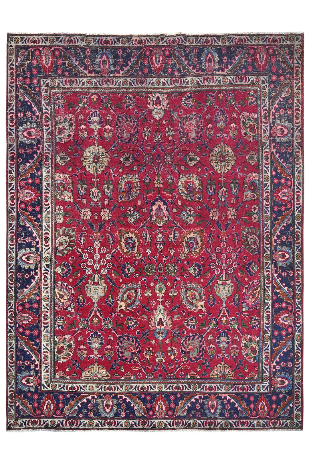 red Large rug 8' 0" x 10' 8"