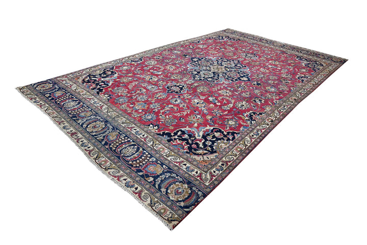 red Oversized rug 7' 3" x 12' 8"