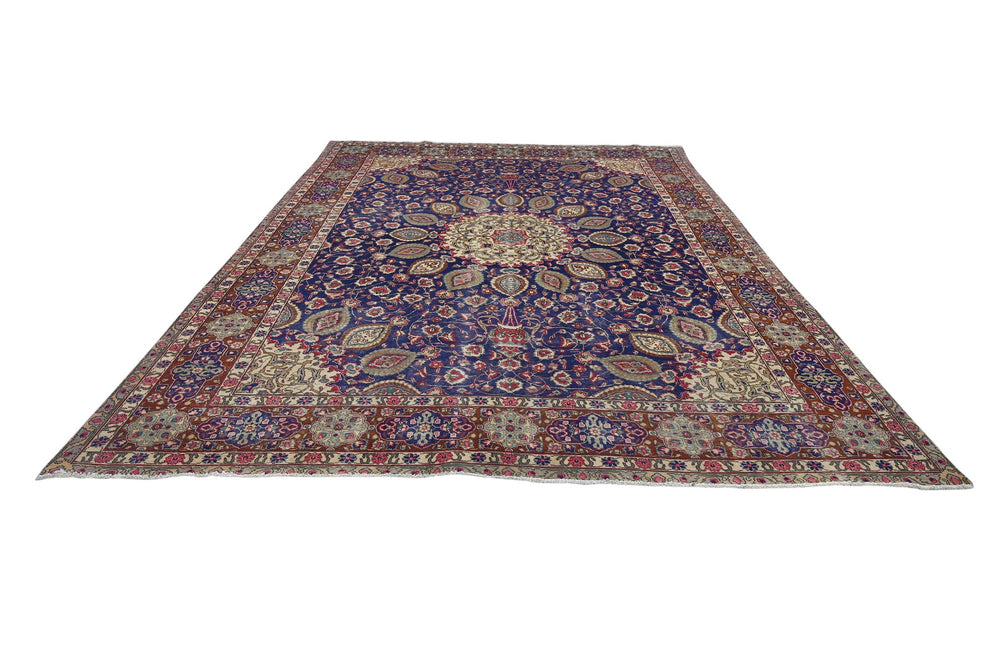 blue Oversized rug 9' 7" x 13' 0"
