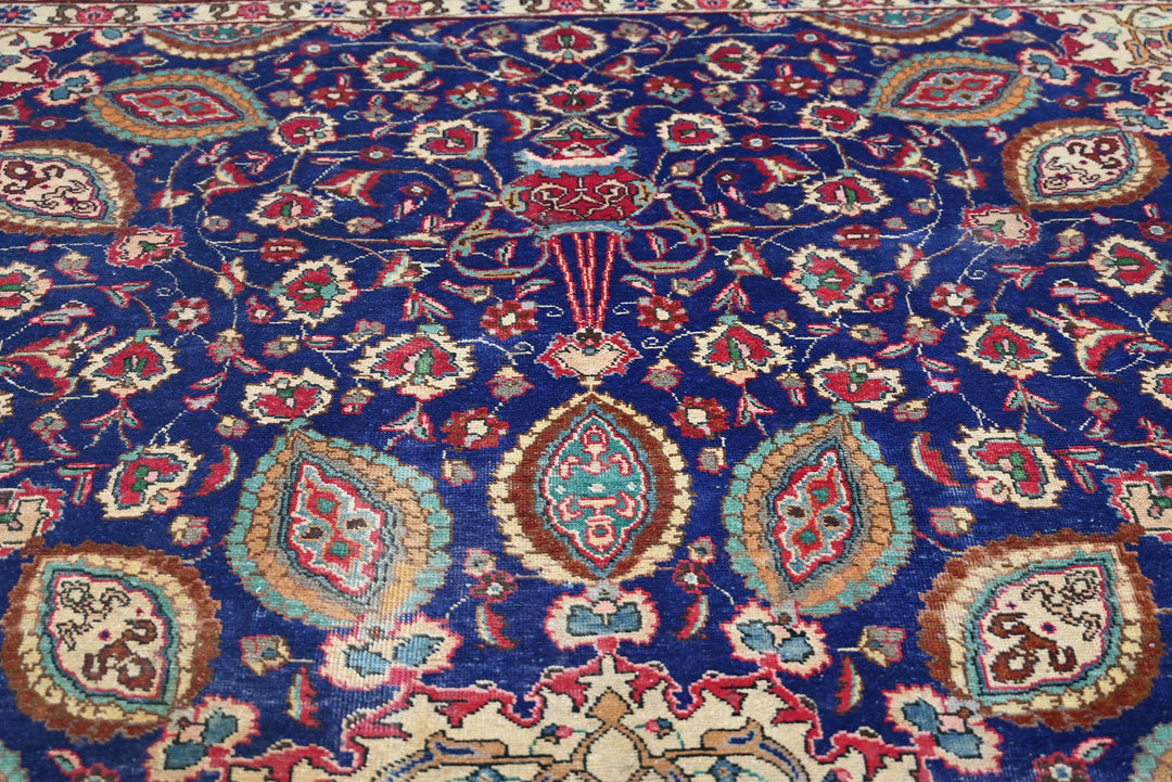 blue Oversized rug 9' 7" x 13' 0"