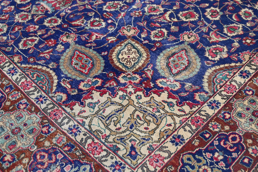 blue Oversized rug 9' 7" x 13' 0"