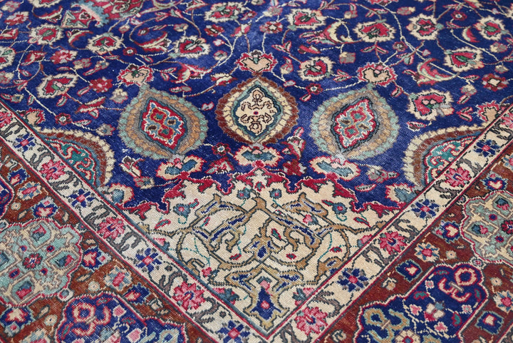 blue Oversized rug 9' 7" x 13' 0"