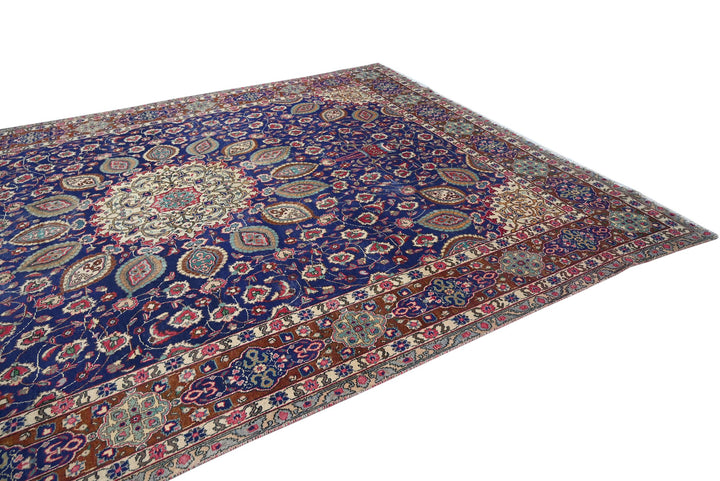 blue Oversized rug 9' 7" x 13' 0"