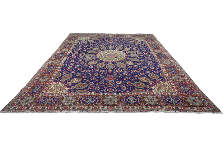 blue Oversized rug 9' 7" x 13' 0"