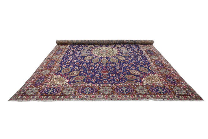 blue Oversized rug 9' 7" x 13' 0"